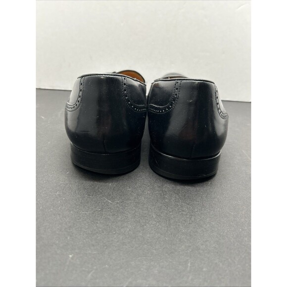 MEZLAN HAVANA Black Men’s 13 Leather Tassel Cap Toe Slip On Dress Loafers Spain - Picture 5 of 10